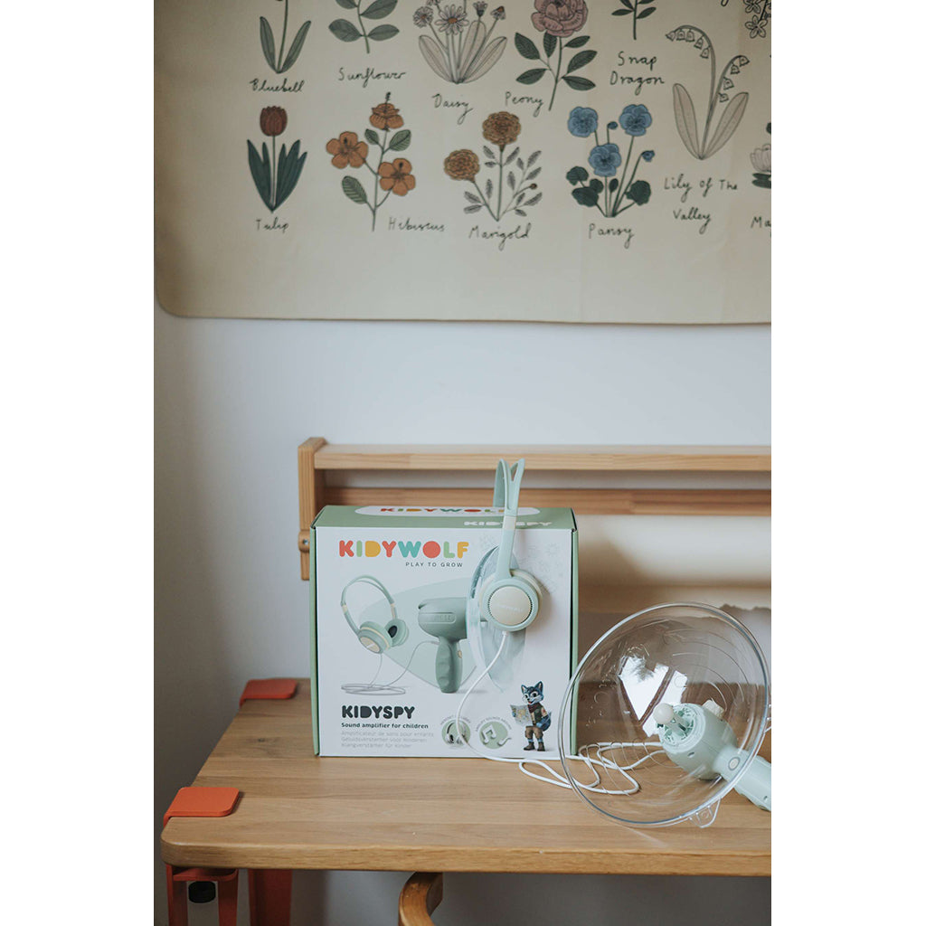 Kidyspy, Sound Amplifier, Lydforsterker inkl. headset - Green