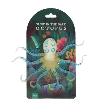 Rex London Glow in the dark, squishy – Blekksprut
