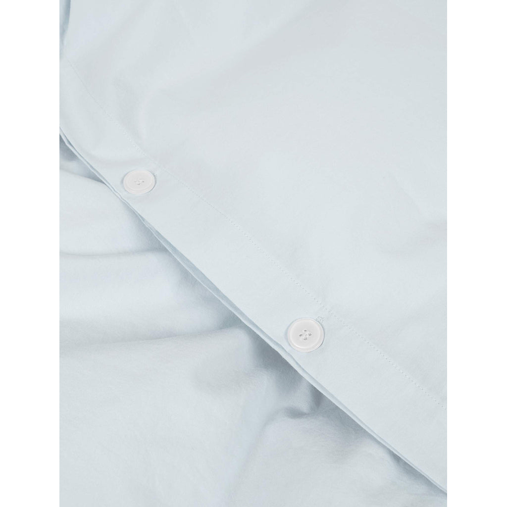 Studio Feder juniorsengetøy, økologisk percale - Light blue
