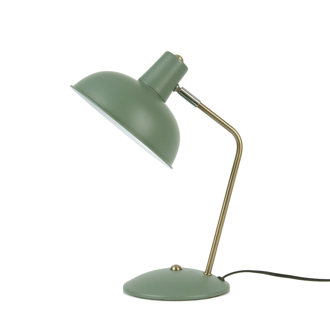 Leitmotiv Hood bordlampe i metall, Iron jungle green