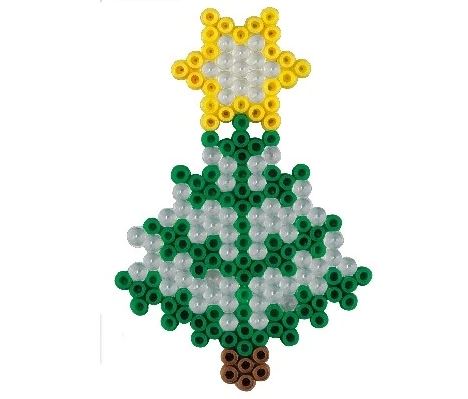 Hama perleplate-sett Mini, Juletre, reinsdyr eller julebamse, 2000 perler