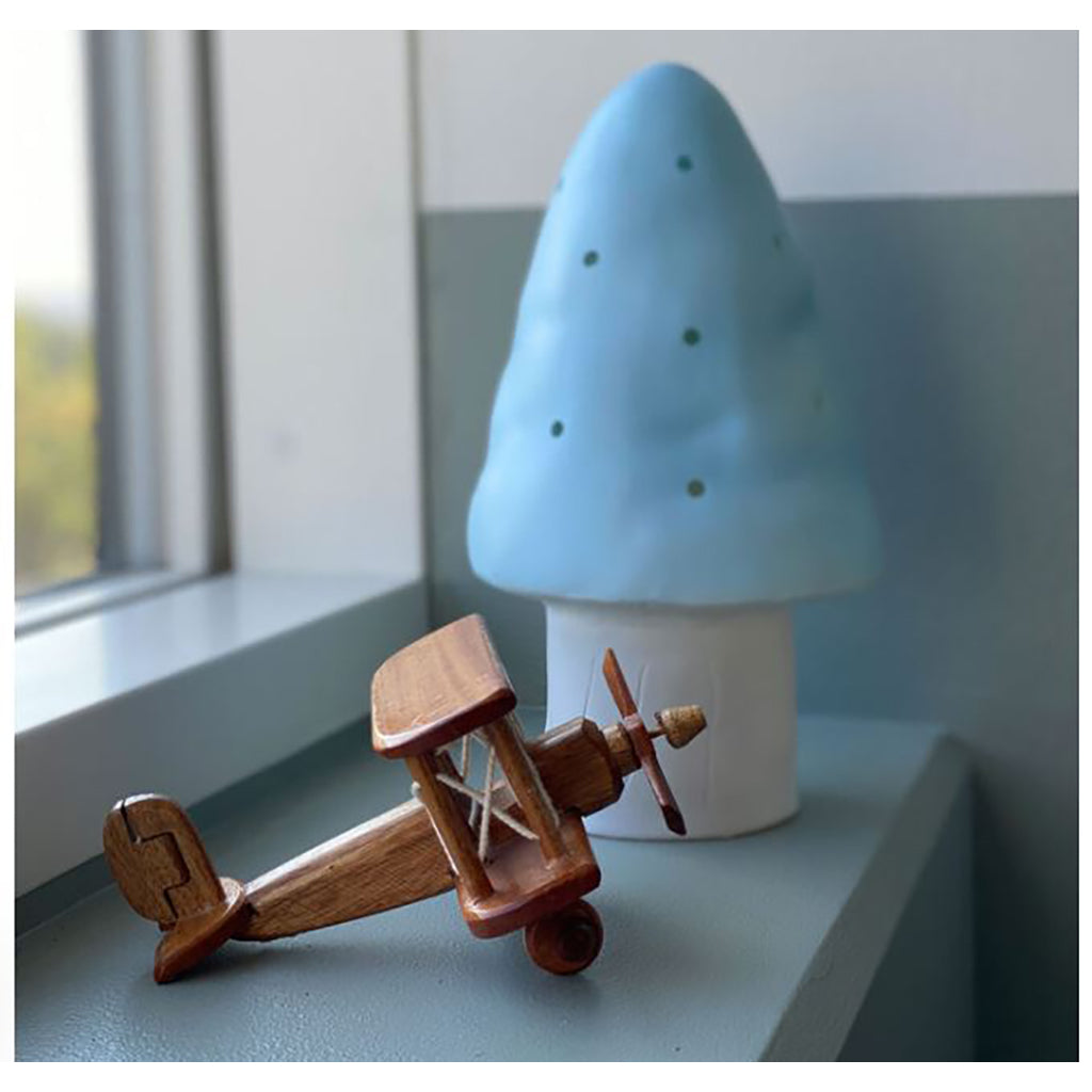 Sopplampe, liten paddehatt - Lyseblå