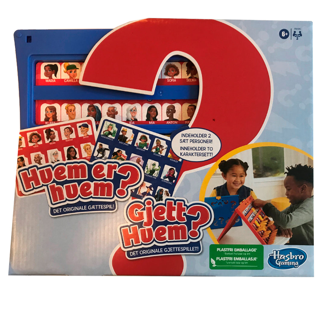 Brætspil Hvem er hvem? foto af kasse