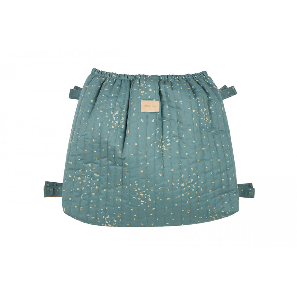 Nobodinoz Hyde Park barnevognsveske, Gullkonfetti/magisk grønn