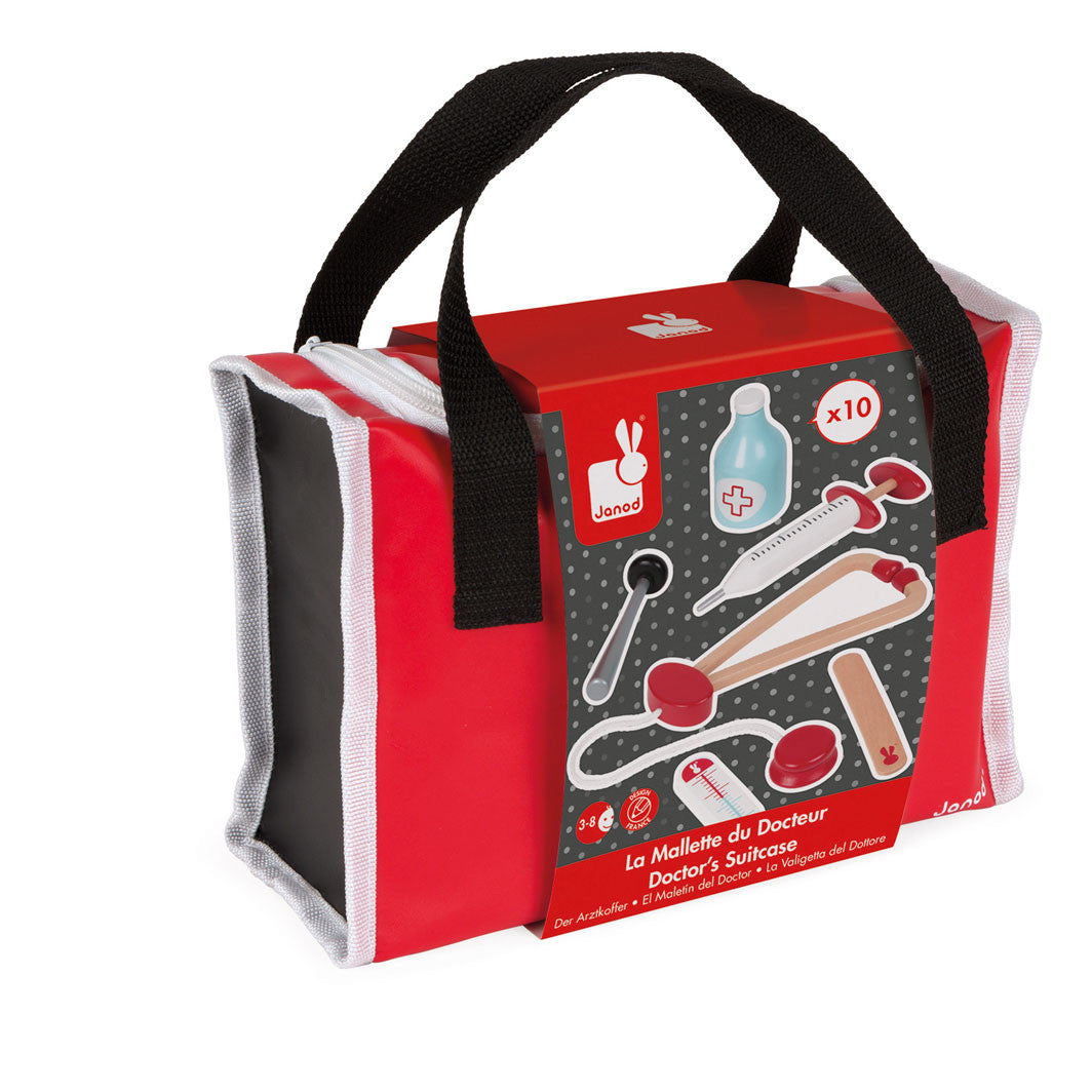 Janod legeveske m. tilbehør i tre