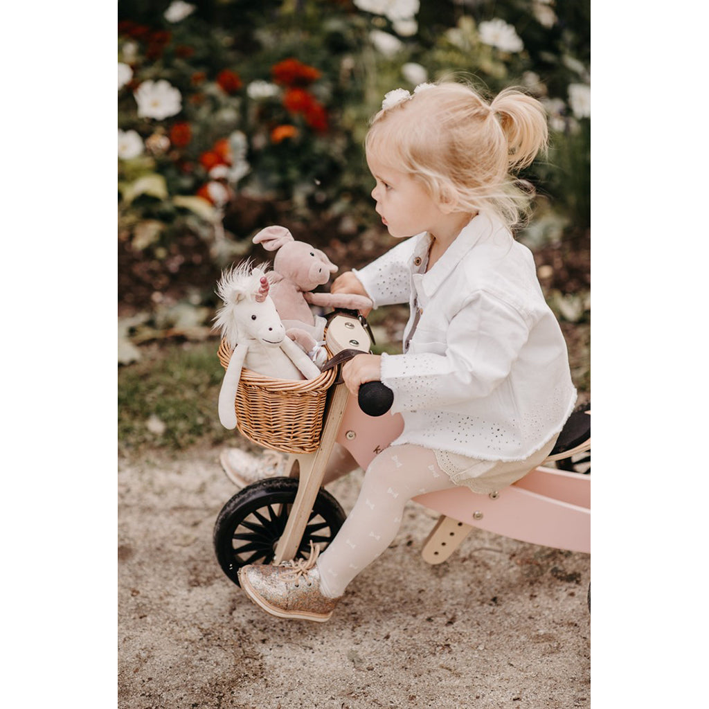 Kinderfeets Tiny Tot Plus Rose, 2-i-1 sykkel, Fra 18 mnd. til 4 år