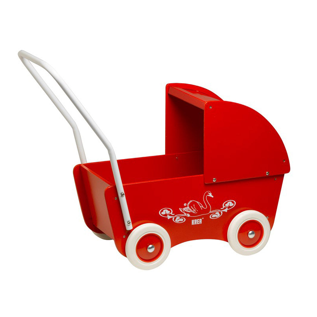 KREA dukkevogn, rød