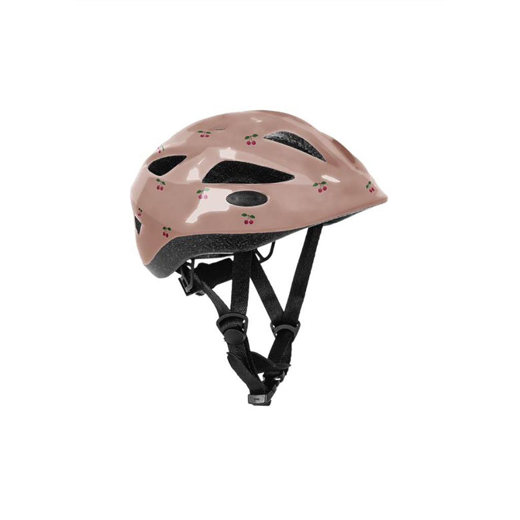 Konges Sløjd sykkelhjelm, Cherry all-over-print - Str. 2-4 eller 4-8 år