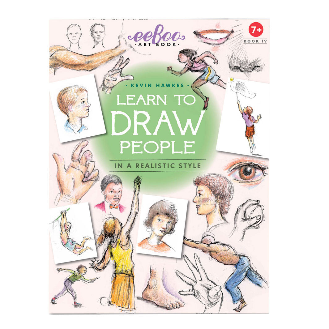 Artbook, lær å tegne mennesker - for barn fra 7 år