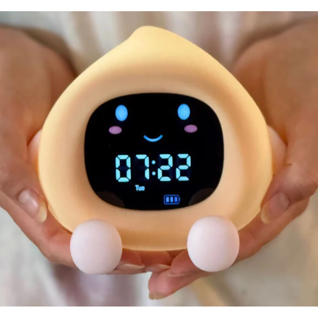 Lumulu søvntræner, natlampe med nat og dag indikation - Beige NY VERSION