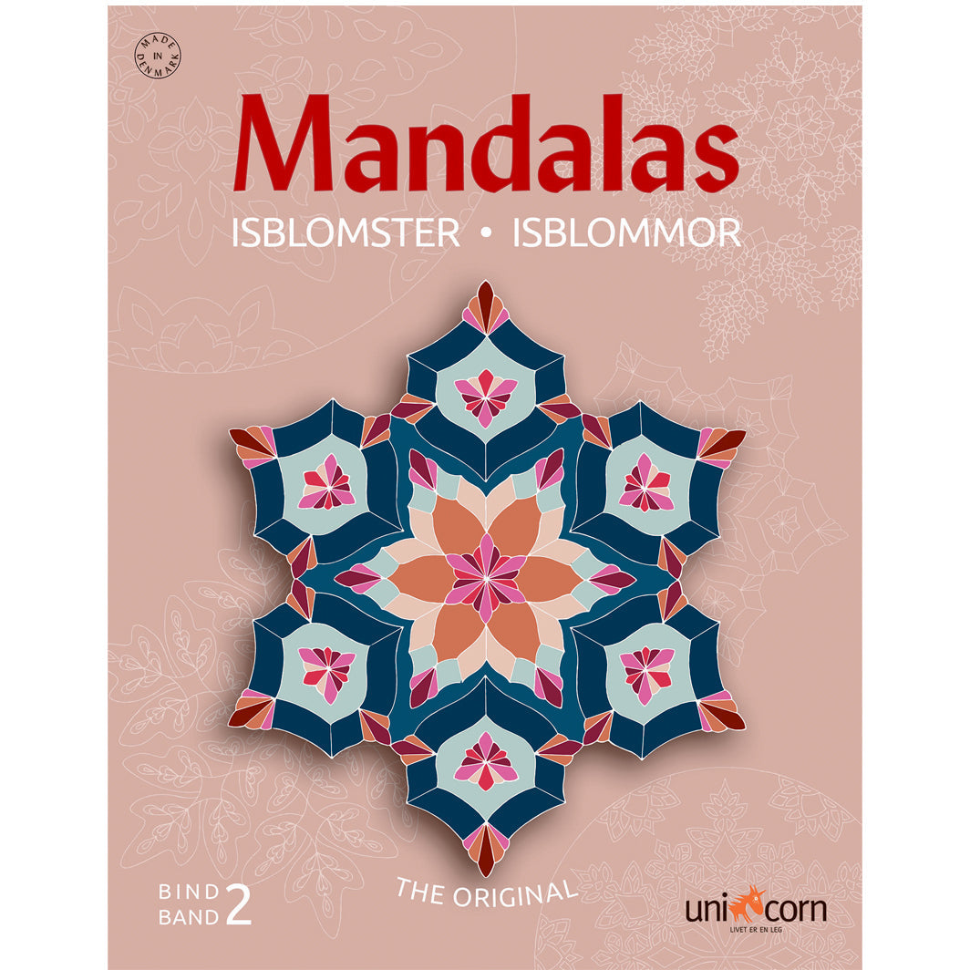 Mandalas malebog eventyrlige isblomster bind 2 for børn fra 8 år