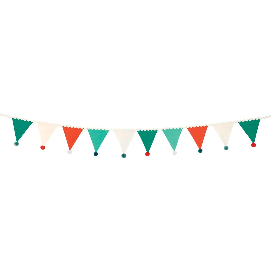 Meri Meri guirlande, Pompom-flag - 1,8 m