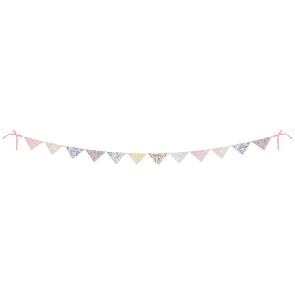 Meri Meri x Liberty guirlande, Bølgekant - 3,4 m