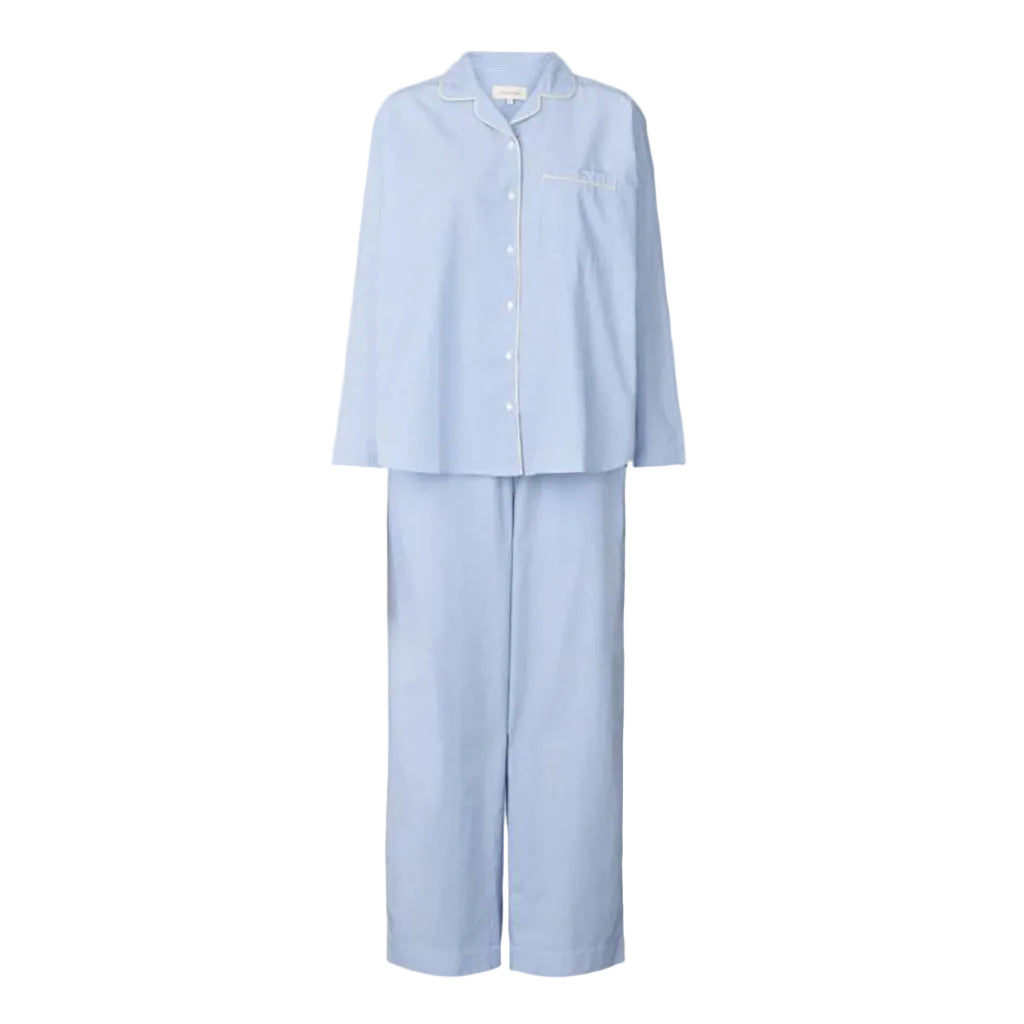 Studio Feder Edith pyjamas, Milk stripe - Str. S-L
