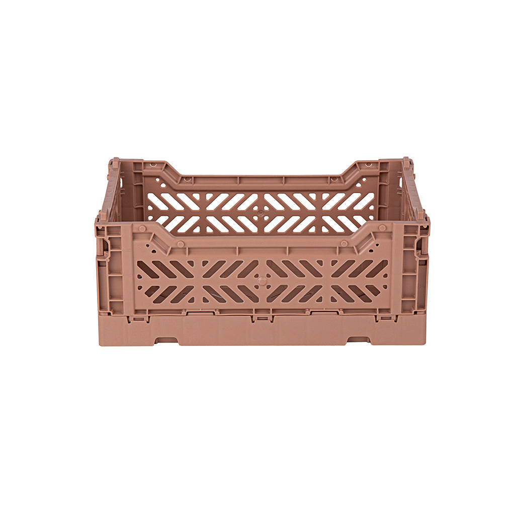 Aykasa Mini foldekasse i Warm Taupe farve