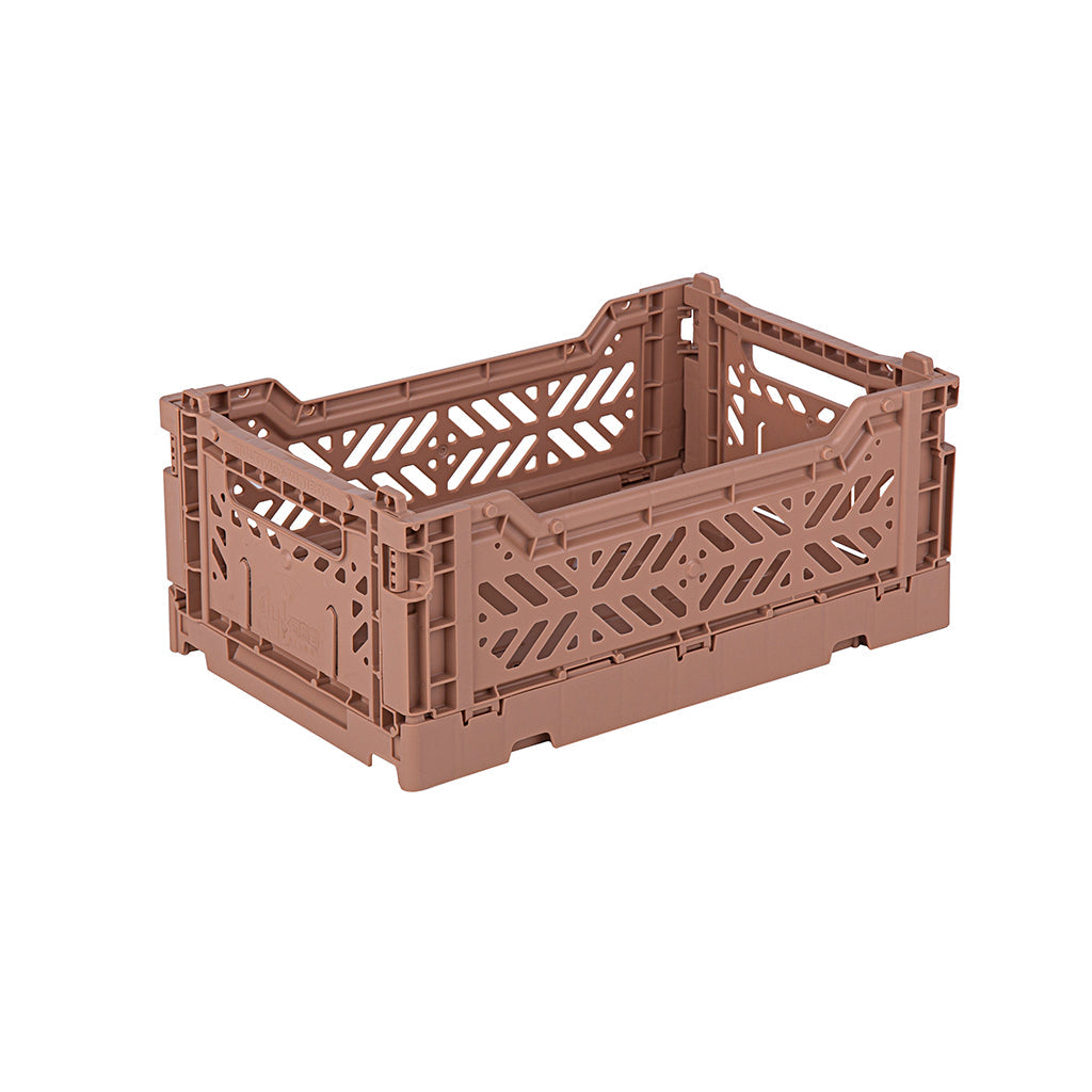 Aykasa Mini foldbar kasse, Warm taupe