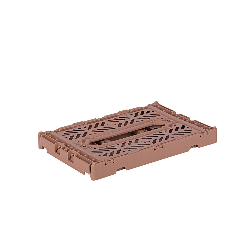Aykasa Mini foldbar kasse, Warm taupe