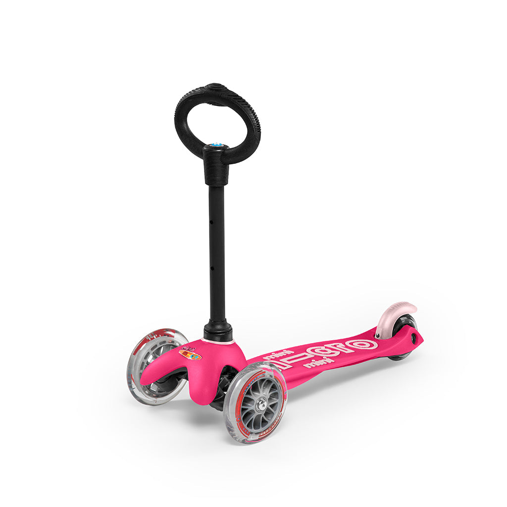 Micro Mini 3-i-1 Deluxe sparkesykkel - Rosa