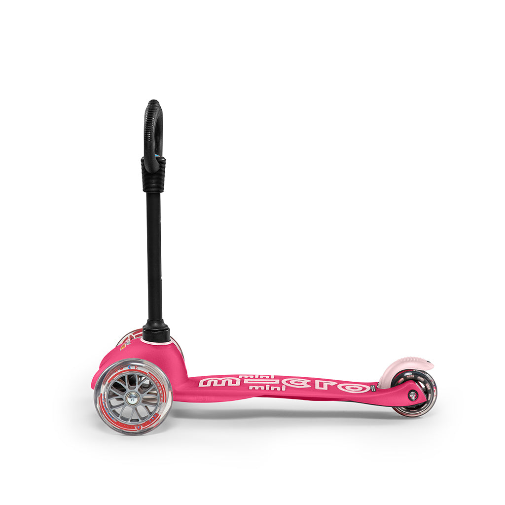 Micro Mini 3-i-1 Deluxe sparkesykkel - Rosa