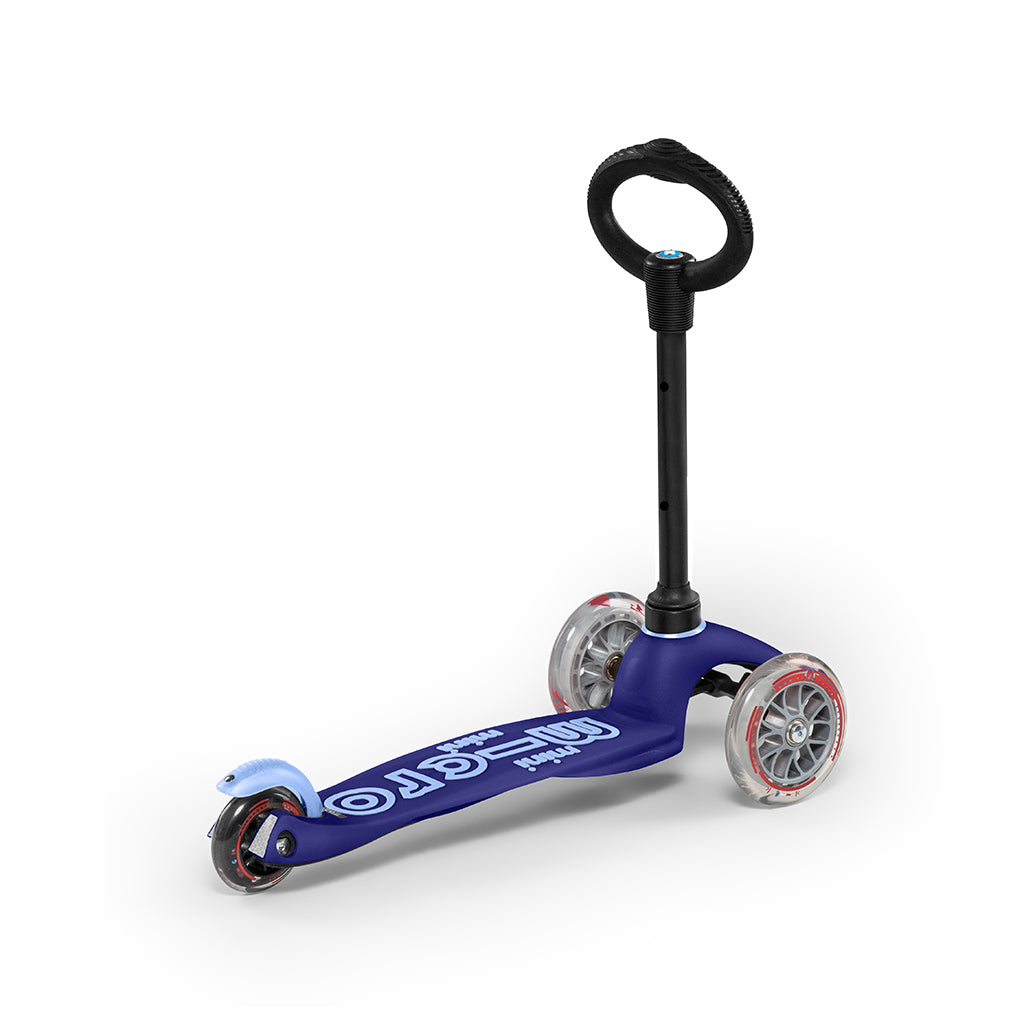 Micro Mini 3i-1 Deluxe sparkesykkel - Blå