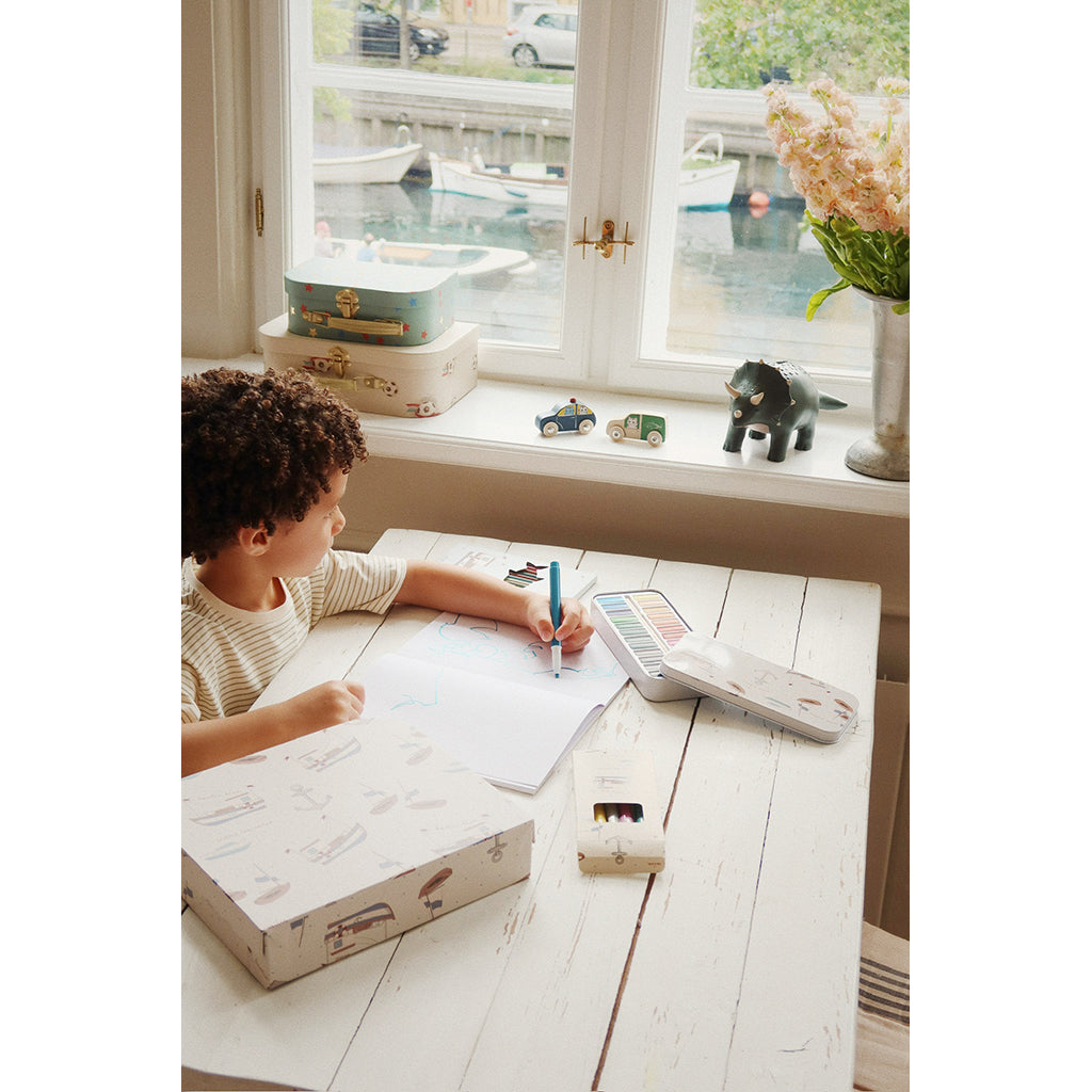 Konges Sløjd koffert til den lille kunstneren, Little Artist - Sail away
