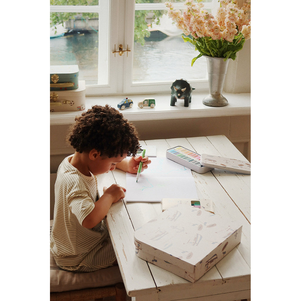 Konges Sløjd koffert til den lille kunstner, Little artist - Sail away