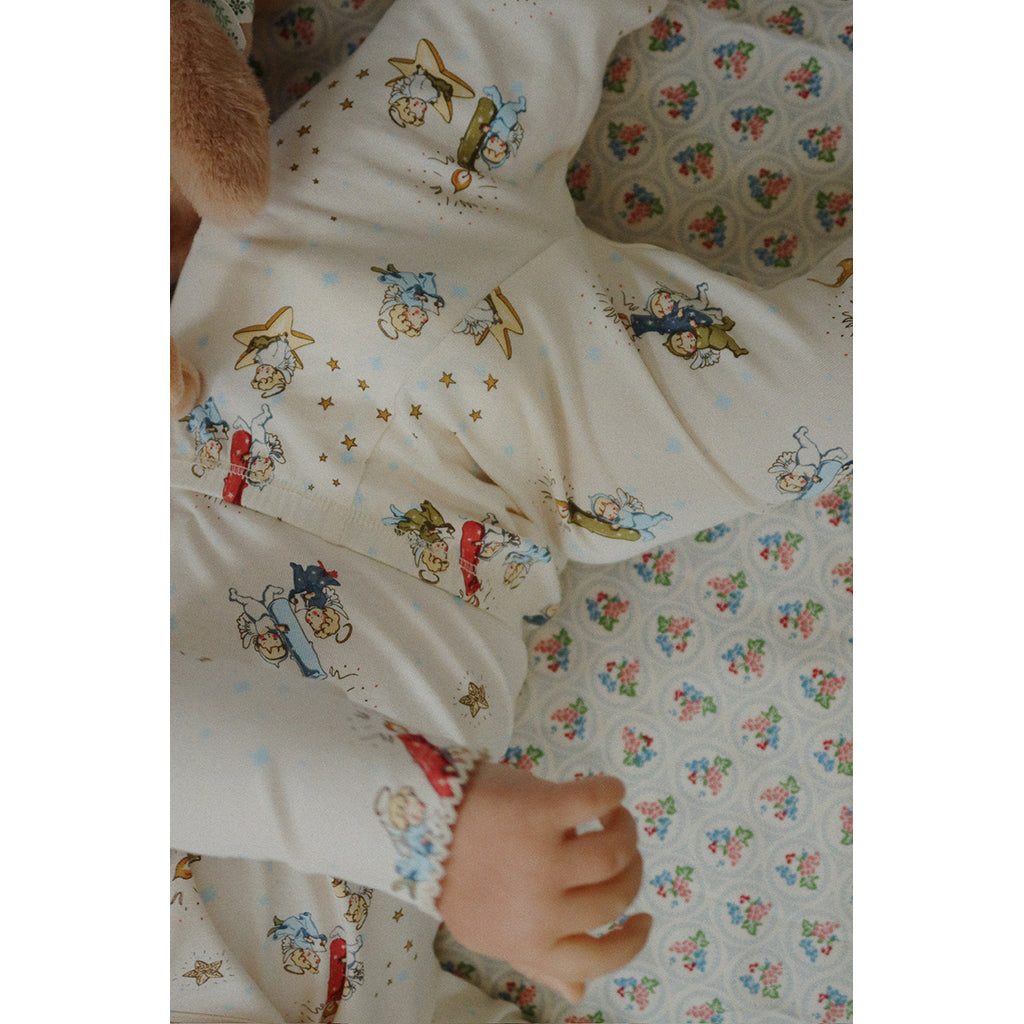 Konges Sløjd babysengetøy, økologisk GOTS - Verona blues