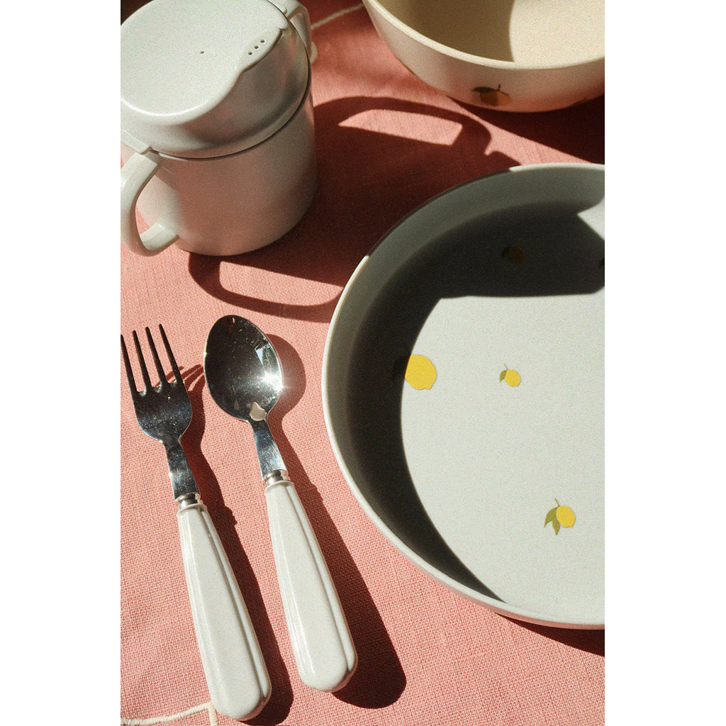 Konges Sløjd bestikksett i rustfritt stål, 8 stk. - Creme-Onyx
