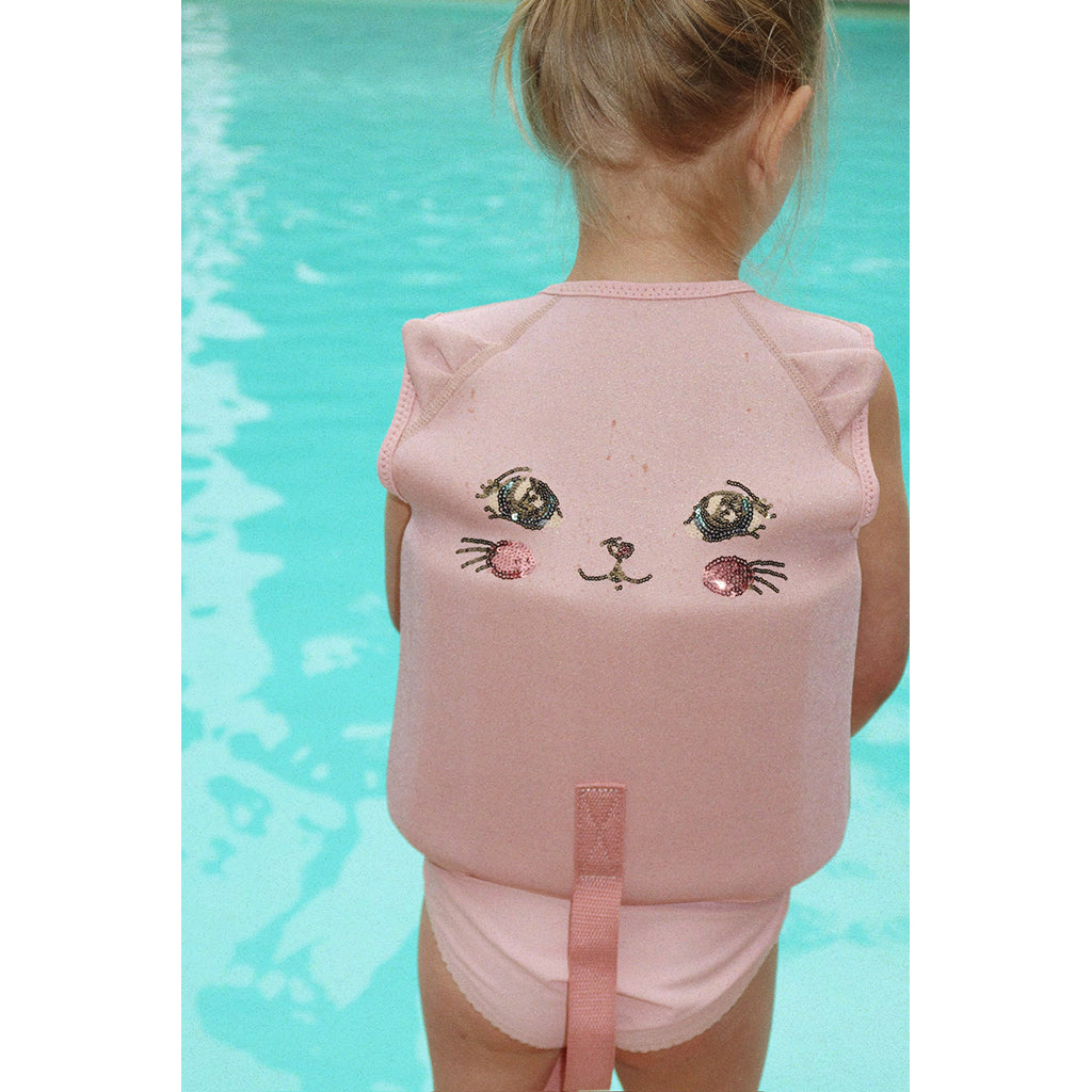 Konges Sløjd Kitty svømmevest, Powder pink