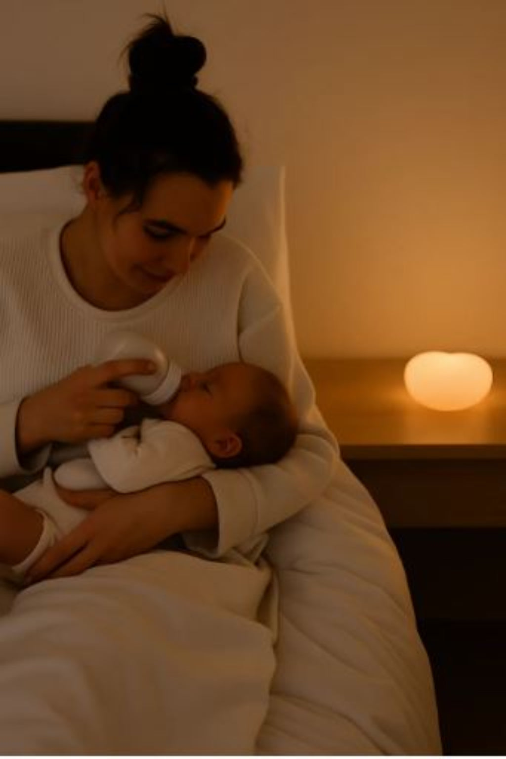 Flow Amsterdam Ruby hjerte nattlampe, rosa