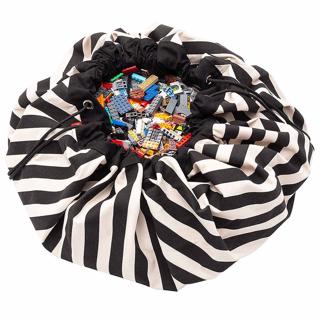 Play&Go To-i-én teppe, Stripes black