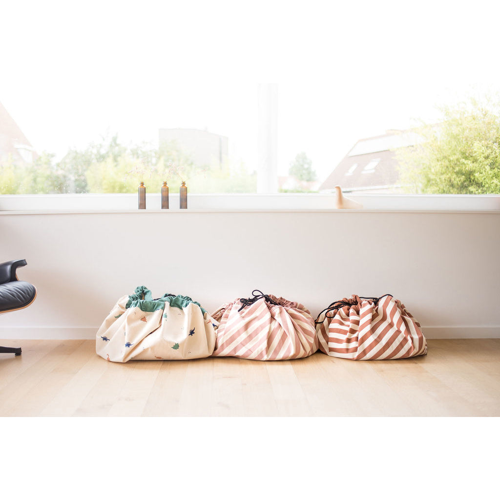 Play&Go To-i-én teppe, Stripes pink