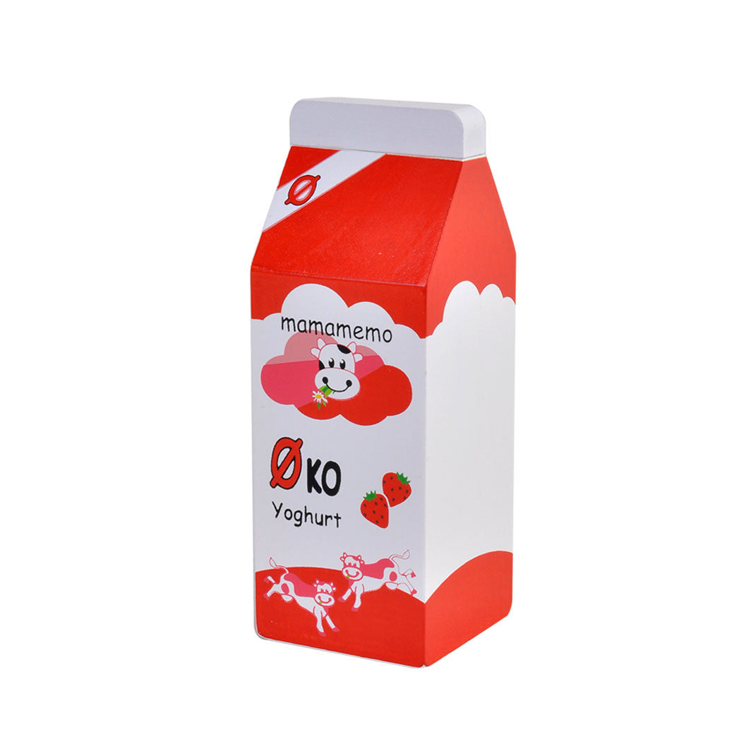 Mamamemo legemad i træ, Øko yoghurt med jordbær