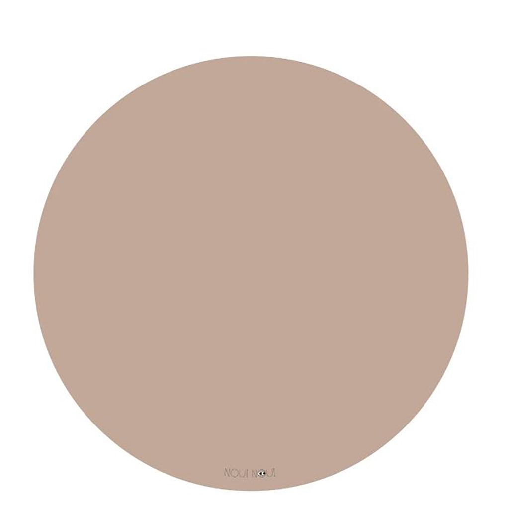 Noui Noui Gulvmatte, stolunderlag, rundt - Old Rose