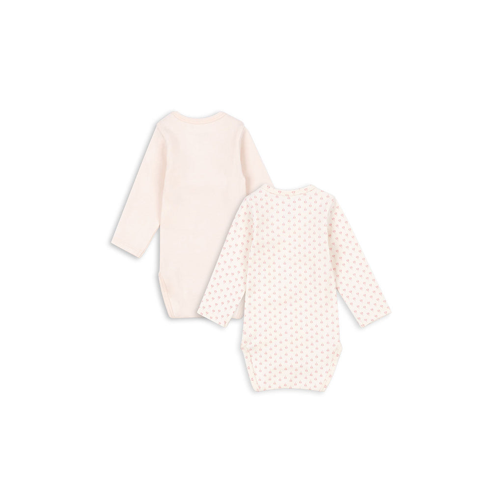 Fanga Fontana Bello bodystocking med lange ermer, Blush mix - str. 1 - 9 mnd.