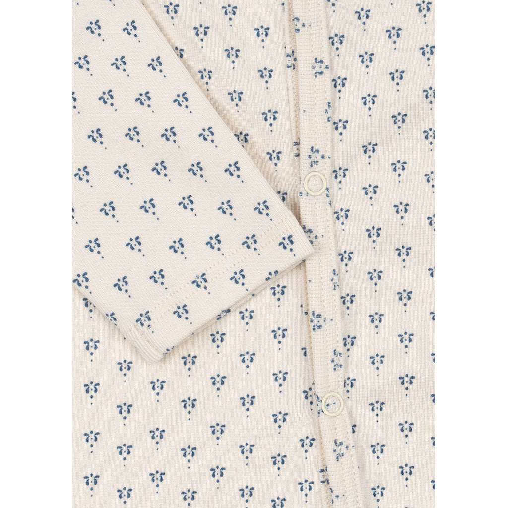 Fanga Fontana Bello bodystocking med lange ermer, Punto blue - str. 1 - 6 mnd.