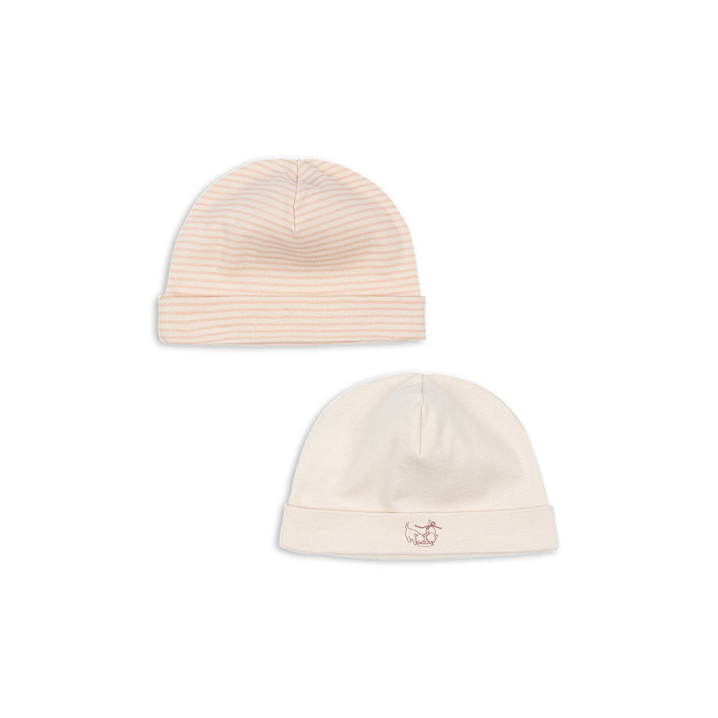 Fanga Fontana Fio stripe babylue, blush mix, 2-pakning - str. 0 - 9 mnd.