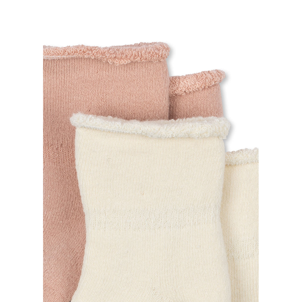 Fanga Fontana Vicino babystrømper, 2-pakning - Cameo rose - str. 15-21