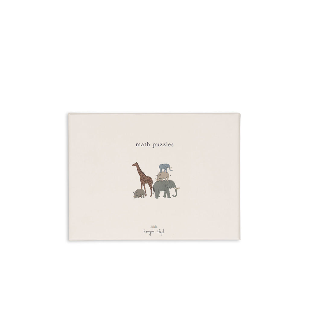 Konges Sløjd puslespill, Match, 9 små puslespill - 27 brikker