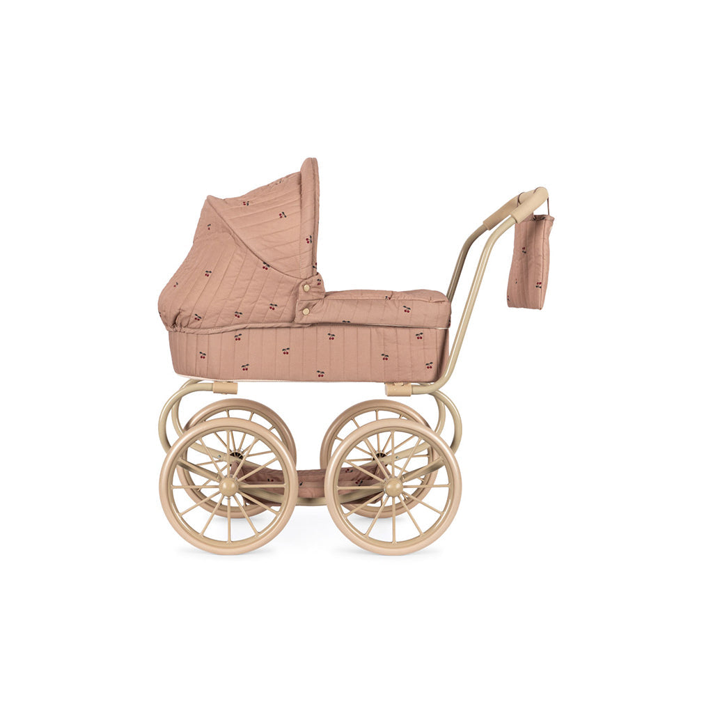 Konges Sløjd Minnie Dukkevogn med veske - Cherry blush