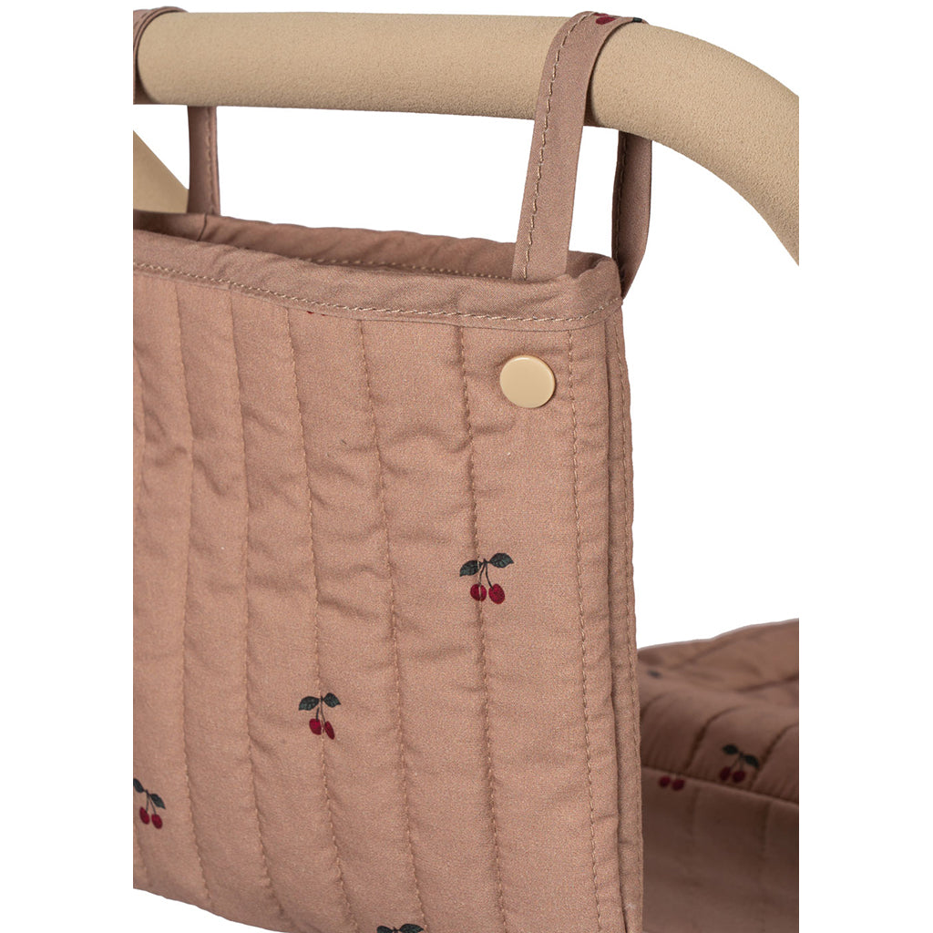 Konges Sløjd Minnie Dukkevogn med veske - Cherry blush