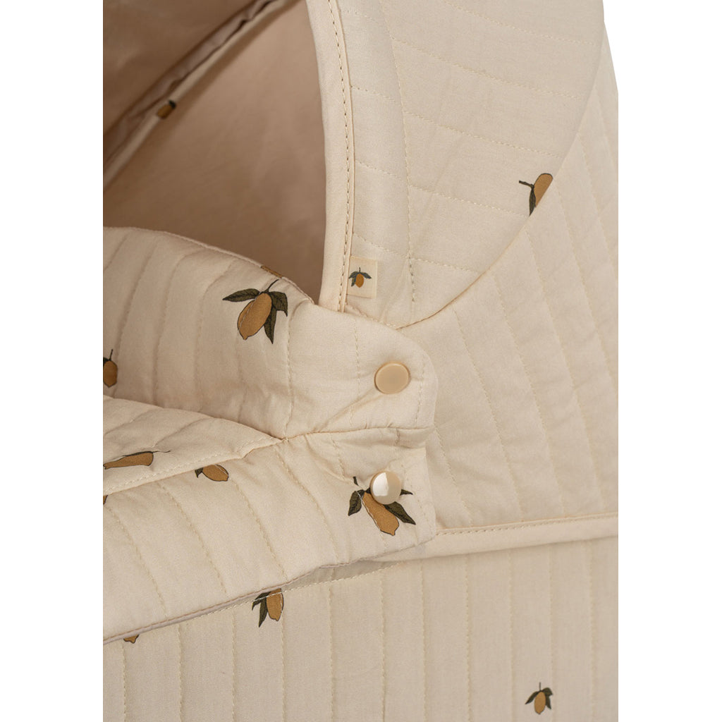 Konges Sløjd Minnie Dukkevogn med veske - Lemon