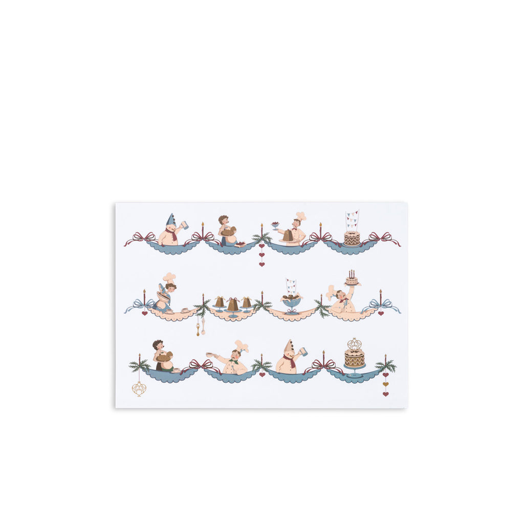 Konges Sløjd Vindusklistremerker og tusjer, Let it snow