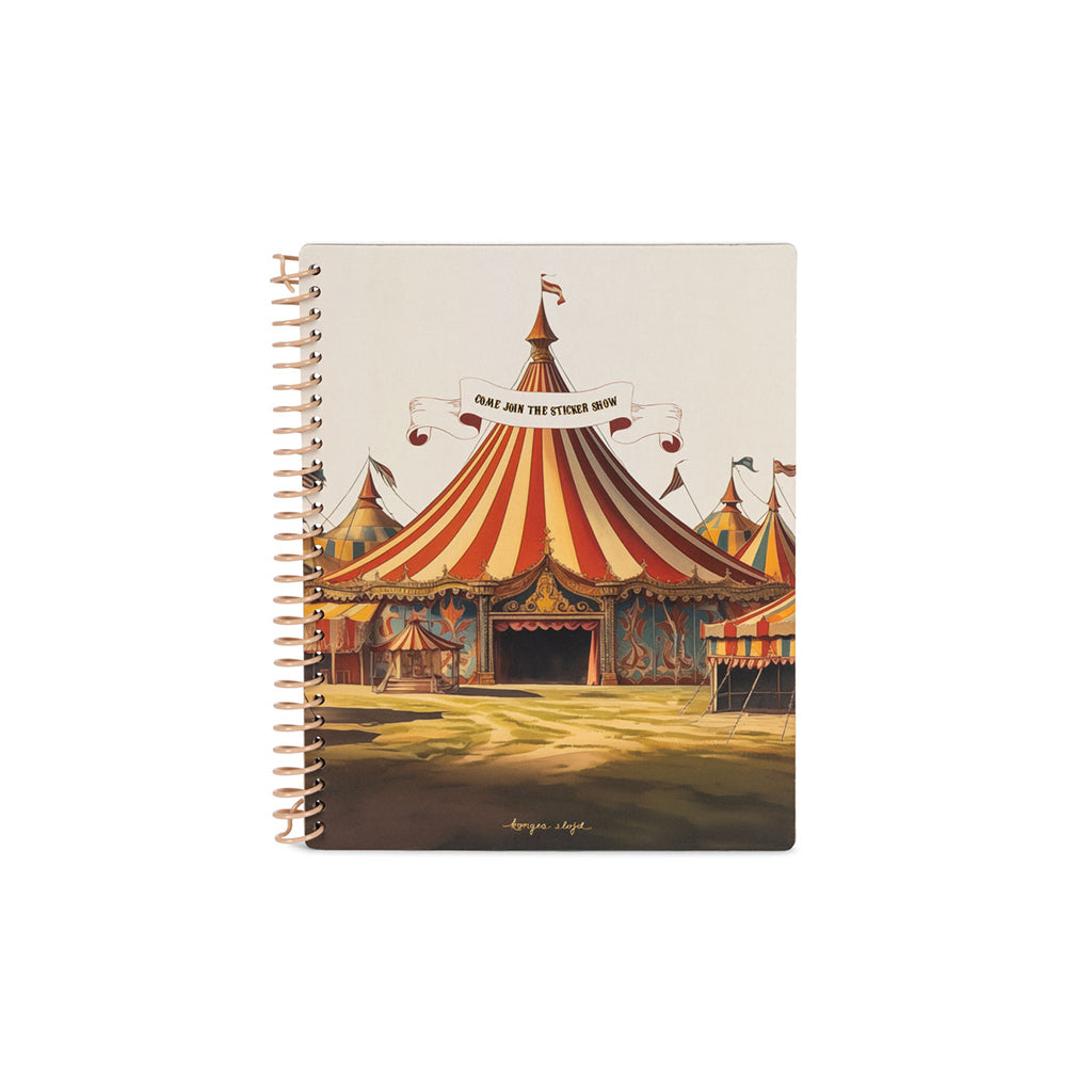 Konges Sløjd My sticker book klistermærkebog circus for børn