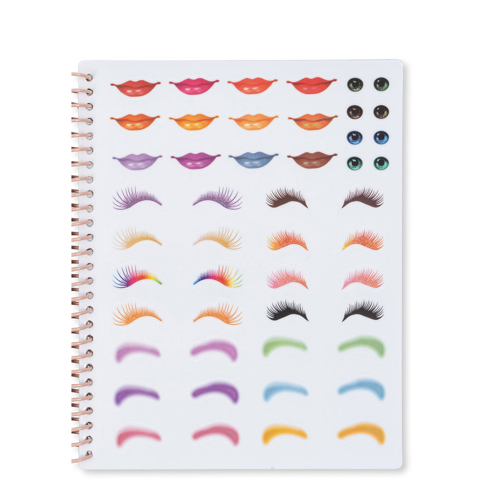 Konges Sløjd glam me up, Klistremerkebok