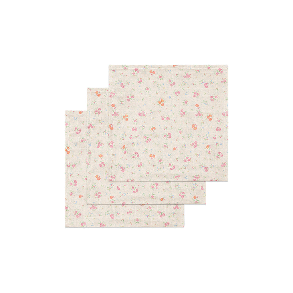 Konges Sløjd tøybleie, økologisk musselin, 3-pakning - Noroka