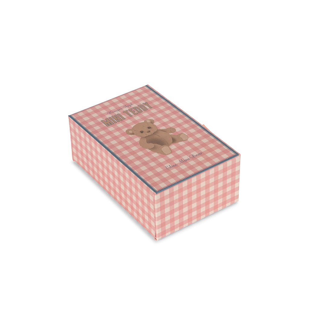 Konges Sløjd miniatyr bamse i eske, Elise Tiny Teddy