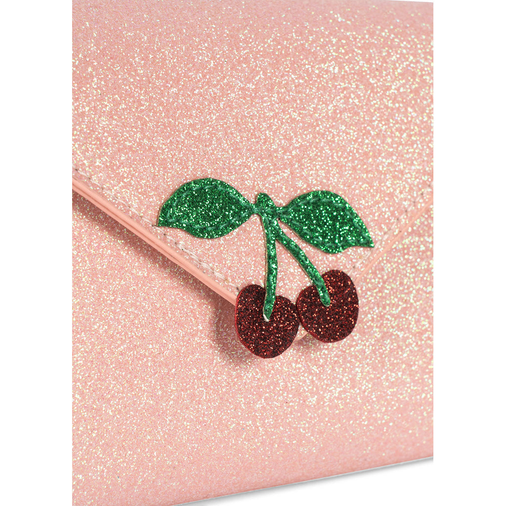 Konges Skulderveske til barn, Love letter - Rosa glitter