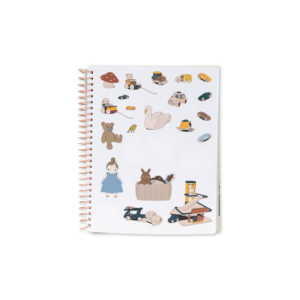 Konges Sløjd Klistremerkebok, My sticker book - Multi