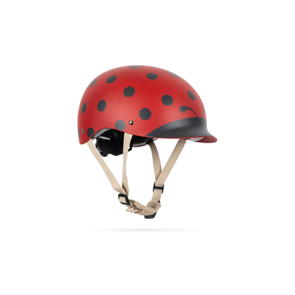 Konges Sløjd sykkelhjelm, Ladybug - Str. 2-4 eller 4-8 år